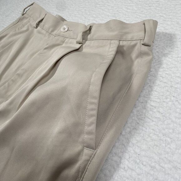 Nike Golf Pants Mens 32x30 Beige Dri-Fit Performance Standard Chino Khaki Active - Picture 2 of 12